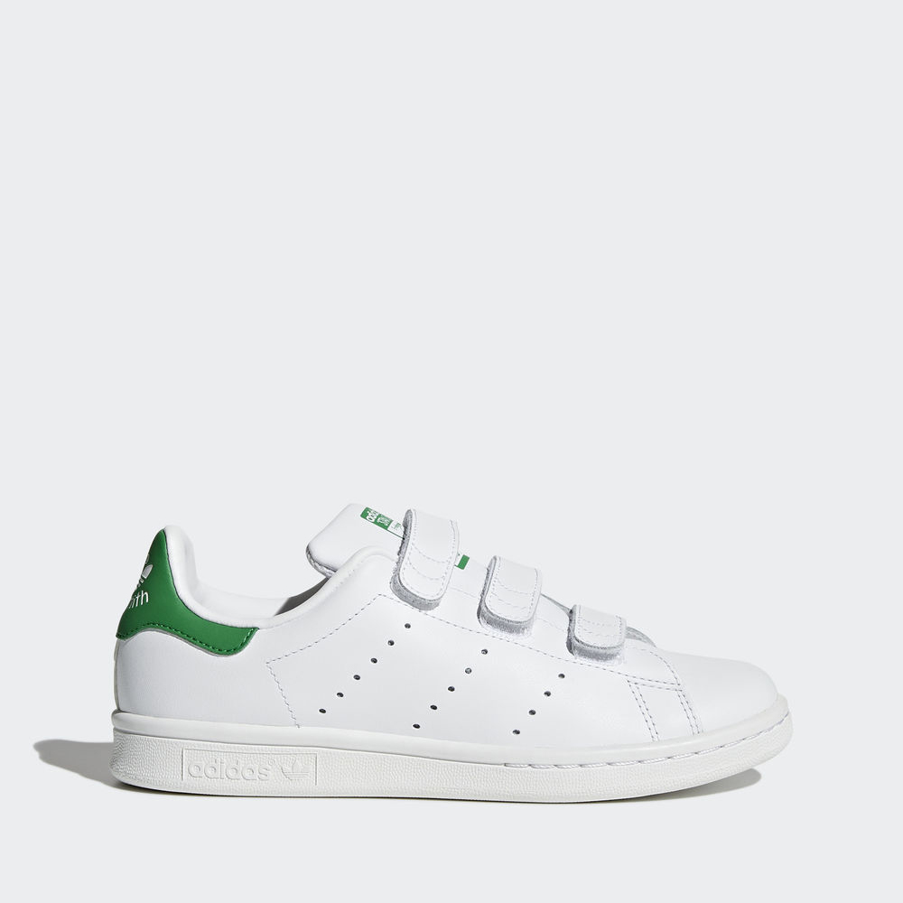 Adidas Stan Smith - Originals για κοριτσια - Ασπρα,Μέγεθος: EU 27 – 39 1/3 (491BNRCY)